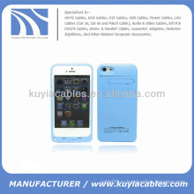 2200mAh внешний резервный аккумуляторный корпус для iPhone 5c Blue